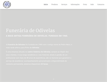 Tablet Screenshot of funerariadeodivelas.com